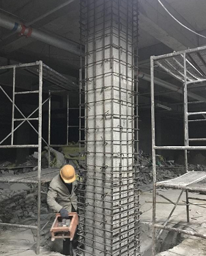 植筋加大截面法加固