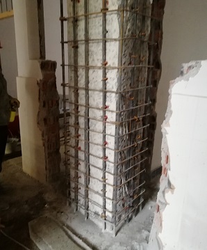 植筋加大截面法加固