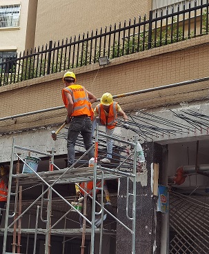 植筋加大截面法加固
