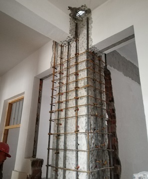 植筋加大截面法加固