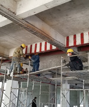 粘钢钢板法加固