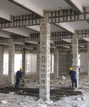 粘钢钢板法加固