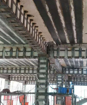 外包型钢加固法加固