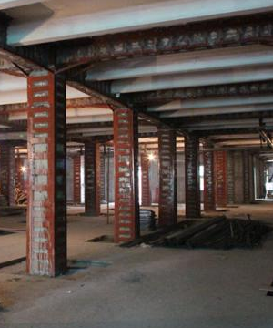 外包型钢加固法加固