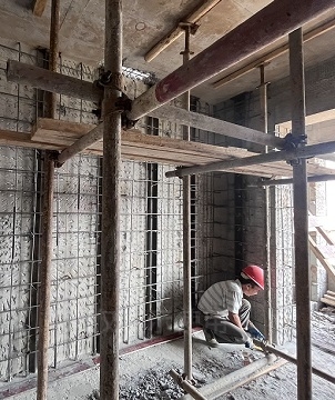 加固施工现场