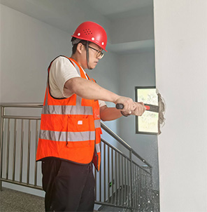 我司圆满完成赣州经开区某单位办公楼房屋第三方质量检测